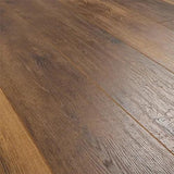 Barnwood oak wood flooring planks with natural grain and textured matte finish