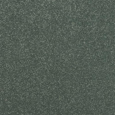 Basil green carpet flooring sample with textured surface and soft pile finish