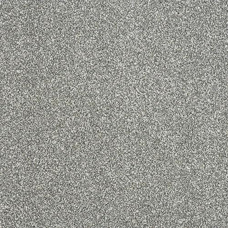 Battleship grey carpet texture with dense, short pile and slight shimmer effect