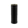 100mm Black Solinox Straight 270-470mm Adjustable showing Black Adjustable Pipe.