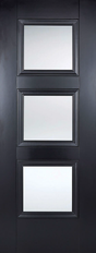 Black Amsterdam Glazed 3L - Black - 1981 x 686 (27") x 35mm