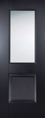 Black Arnhem Glazed 1L - Black - 1981 x 686 (27") x 35mm