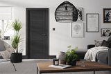 Black Ash Laminate Vancouver 5P LifeStyle - Black Ash - 1981 x 610 (24") x 35mm