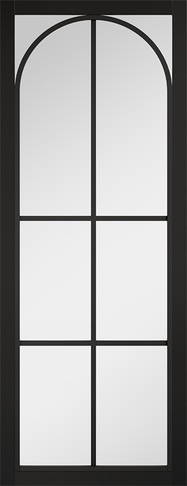 Black Astoria Clear Glazed - Standard - 1981 x 686 (27") x 35mm