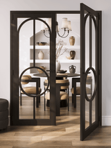 Black Bowery Clear Glazed LifeStyle - Black - 1981 x 686 (27") x 35mm