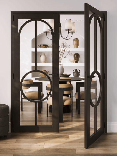 Black Bowery Clear Glazed LifeStyle - Black - 1981 x 686 (27") x 35mm