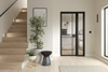 Black Greenwich Sidelight W6 LifeStyle - Black - 1981 x 292 (11") x 35mm