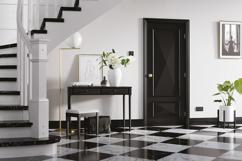 Black Knightsbridge 2P LifeStyle - Black - 1981 x 686 (27") x 35mm