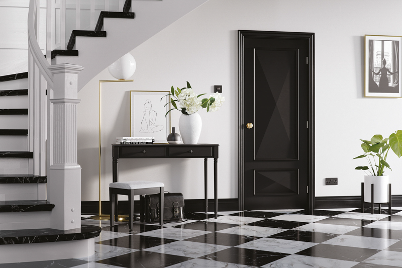 Black Knightsbridge 2P LifeStyle - Black - 1981 x 686 (27") x 35mm