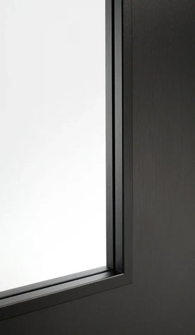 Black Laminate Monaco Glazed 2 - Black Laminate - 1981 x 762 (30") x 35mm