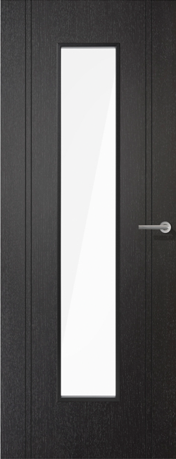Black Laminate Monaco Glazed - Black Laminate - 1981 x 686 (27") x 35mm