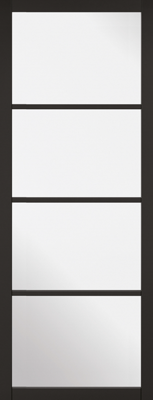 Black Soho Glazed 4L - Black - 1981 x 610 (24") x 35mm