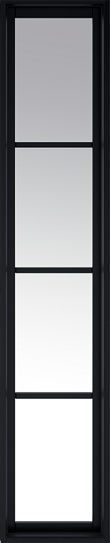 Black Soho Sidelight W6 - Black - 1981 x 292 (11") x 35mm