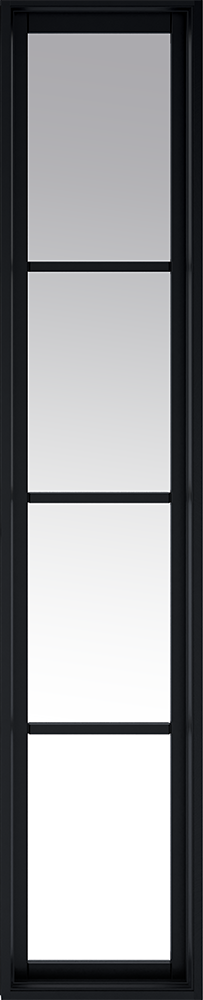Black Soho Sidelight W6 - Black - 1981 x 292 (11") x 35mm