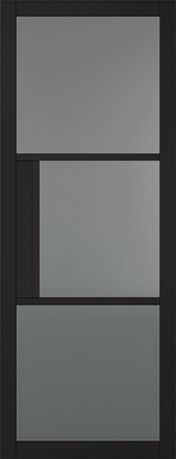 Black Tribeca Glazed 3L Tinted - Standard - 1981 x 762 (30") x 35mm