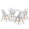 Blanco Round Pedestal Table - White - BLA101