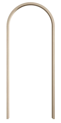 Blonde Oak Curved Door Lining - Standard - 1981 x 838 x 35mm