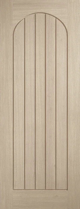 Blonde Oak Mexicano Arched Square Top - Standard - 1981 x 686 (27") x 35mm