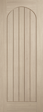 Blonde Oak Mexicano Arched Square Top - Standard - 1981 x 686 (27") x 35mm