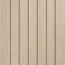 Blonde oak Mexicano door with vertical grooved panels and wood grain texture