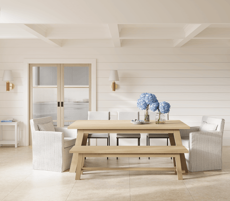 Blonde Oak Sutton Reeded Glazed LifeStyle - Blonde Oak - 1981 x 686 (27") x 35mm