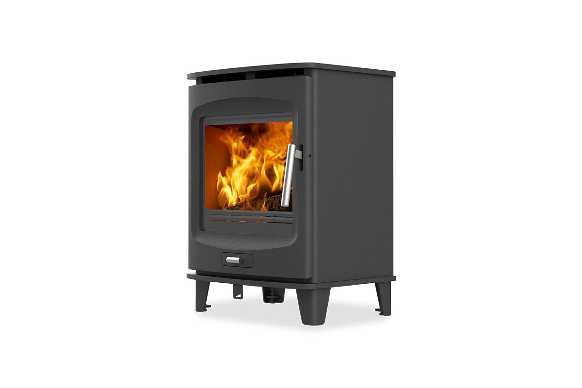 Brogan multi-fuel stove with large glass window | Home Centre Direct UK