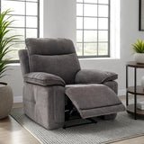 Charcoal Fabric Electric Recliner for Ultimate Comfort and Style