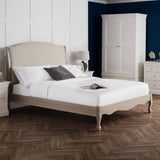 Camille Bed - Beige / Double - CAM301