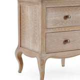 Camille 2 Drawer Bedside - Light Brown - CAM401