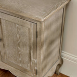 Camille French Style 2 Door 2 Drawer Sideboard Limed Oak