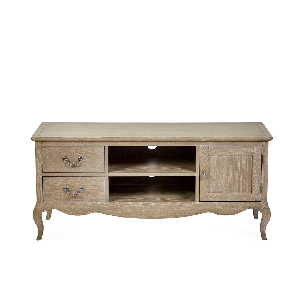 Camille French Style TV Unit Limed Oak