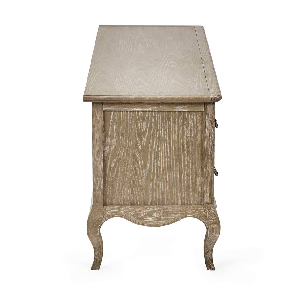 Camille French Style TV Unit Limed Oak