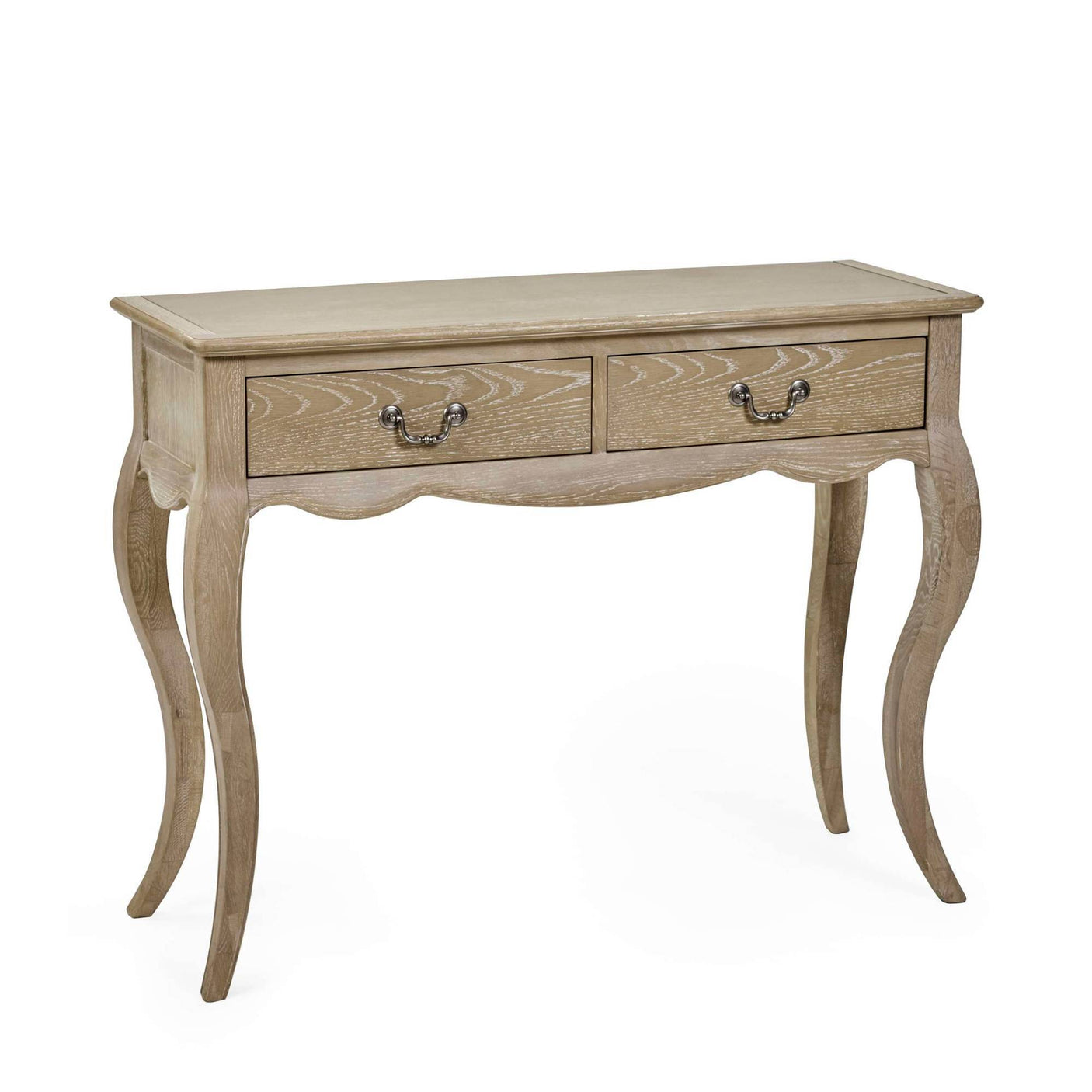 Camille Console Table Limed Oak