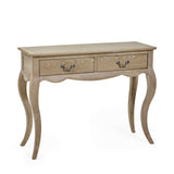 Camille Console Table Limed Oak