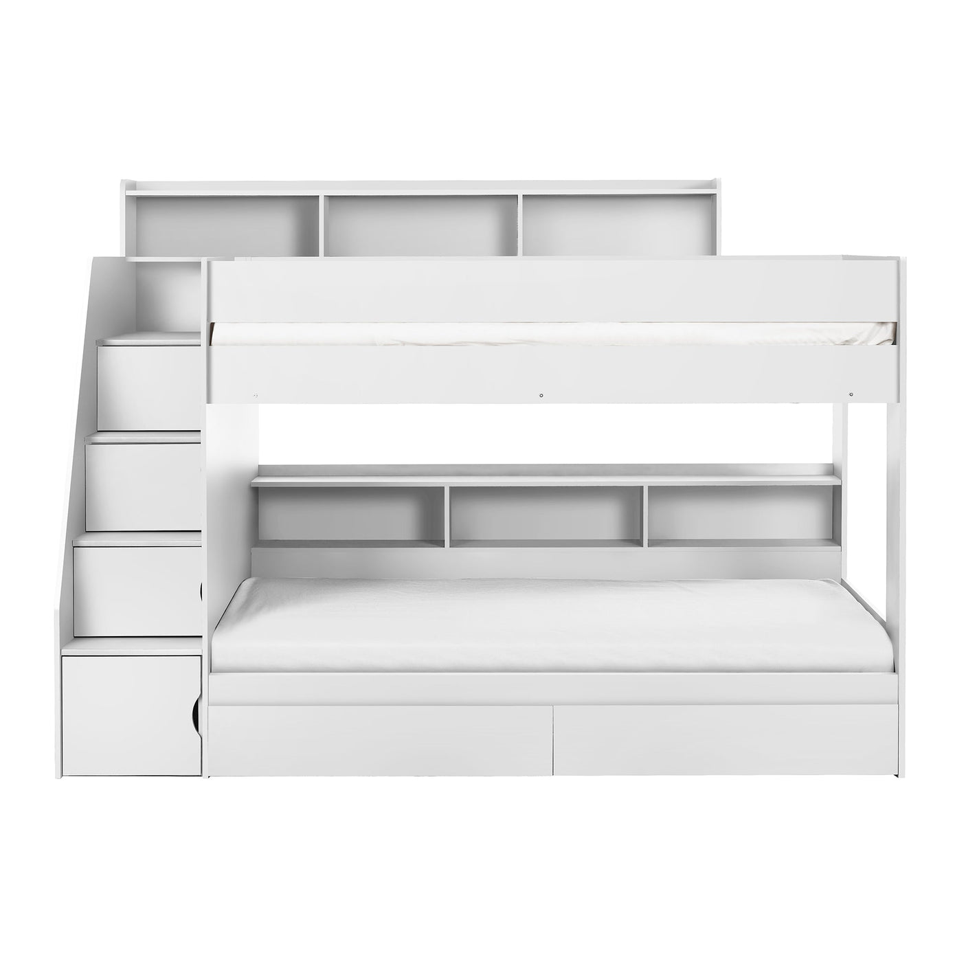 Camelot Staircase Bunk - White - CAM810