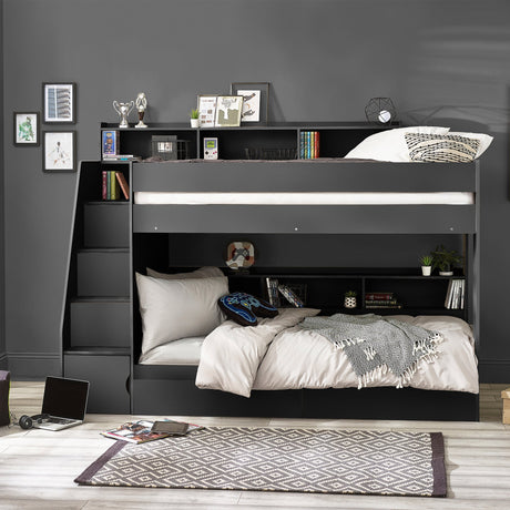 Camelot Staircase Bunk - White - CAM810