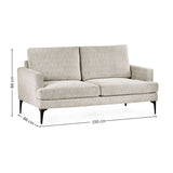 Carrera 2 Seater Sofa - Cream - CAR002