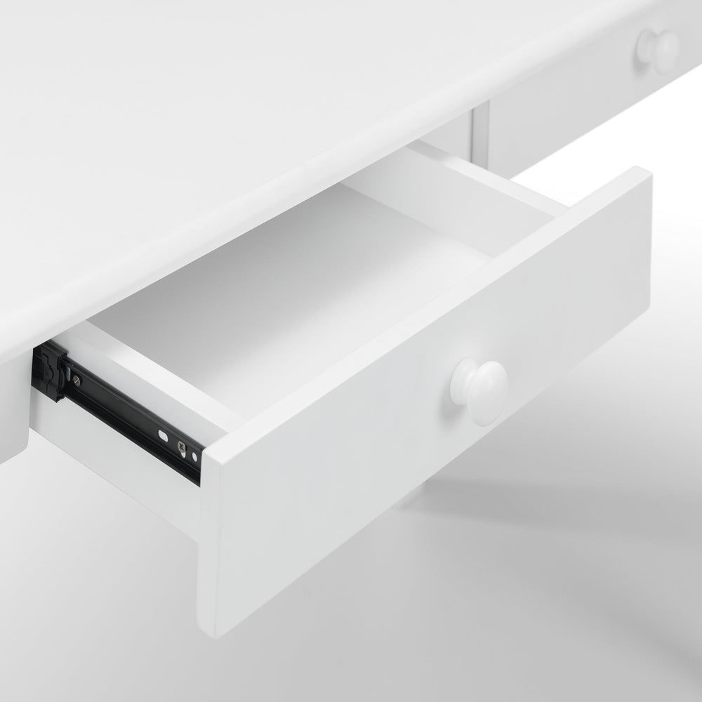 Carrington White Desk - White - CAR201