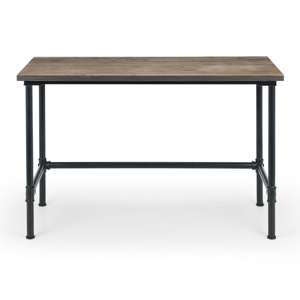 Carnegie Pipe Desk - Dark Brown - CAR501