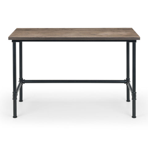 Carnegie Pipe Desk - Dark Brown - CAR501