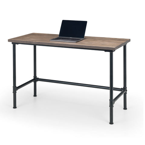 Carnegie Pipe Desk - Dark Brown - CAR501