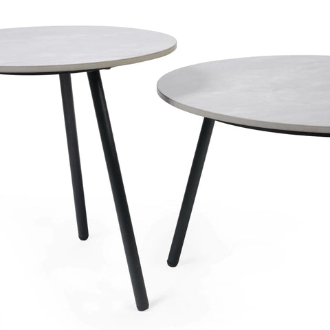 Casper Set of Side Tables - Grey - CAS001
