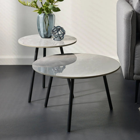Casper Set of Side Tables - Grey - CAS001