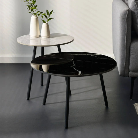 Casper Set of Side Tables - Grey - CAS001