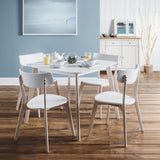 Casa Square Dining Table - White - CAS101