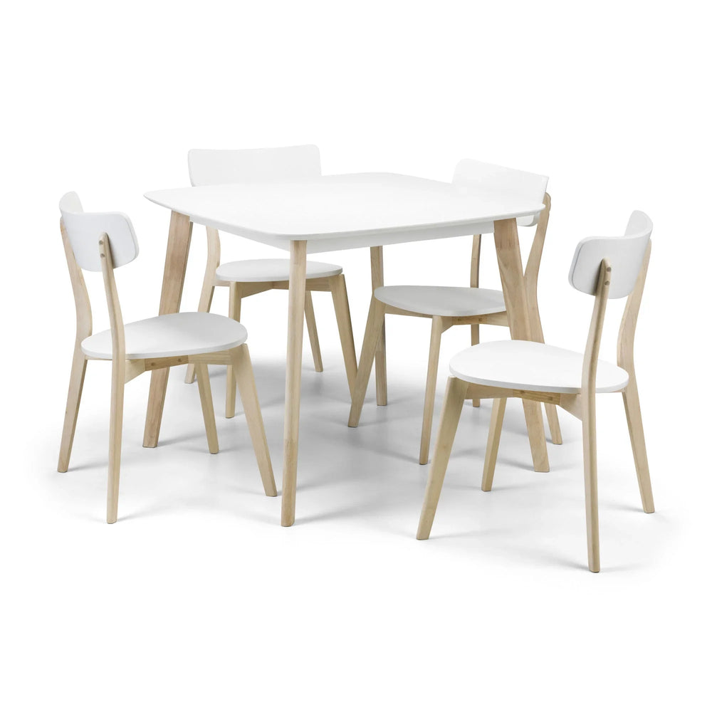 Casa Square Dining Table - White - CAS101