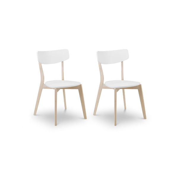 Casa Dining Chair (Set of 2) - White - CAS106