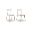 Casa Dining Chair (Set of 2) - White - CAS106