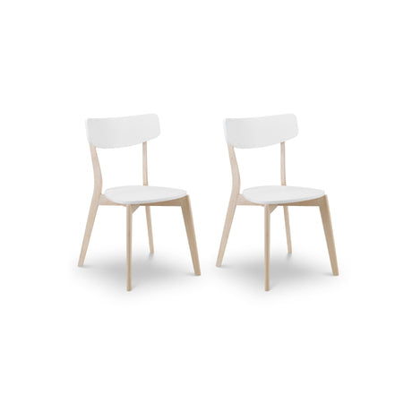 Casa Dining Chair (Set of 2) - White - CAS106
