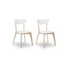 Casa Dining Chair (Set of 2) - White - CAS106